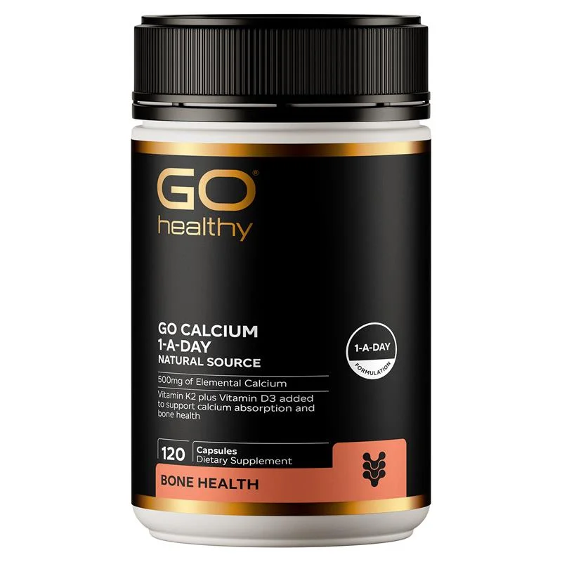 GO Healthy calcium 120c 高之源 天然海藻钙胶囊120粒 【保质期2029/01】